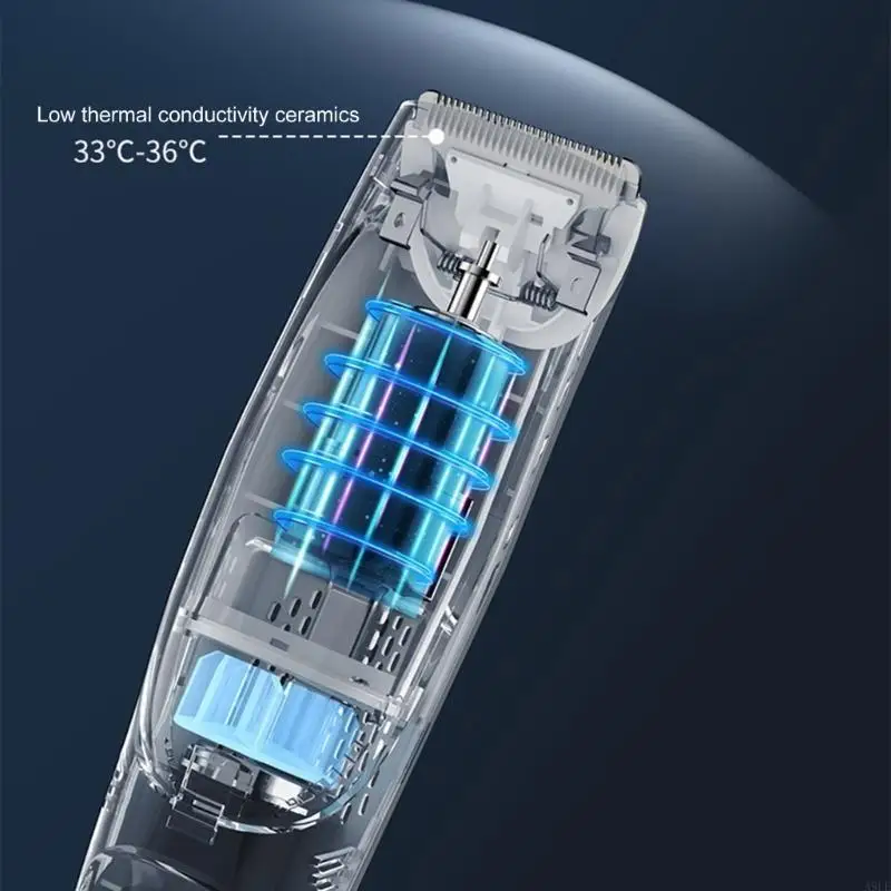 Watertight Baby Hair Trimmer with Large Capacity Storage Box Electric Hair Clip Tool Simple to Operate for Mess Frees Use