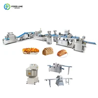 Système de ligne de production commerciale de machine de fabrication de pain entièrement automatique d'équipement de boulangerie automatique personnalisé 4