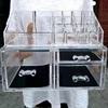 Desktop Cosmetics Display Stand lipstick Skincare Storage Box Acrylic Transparent Multi-layer Drawer Storage Rack, S#-M# Model 1