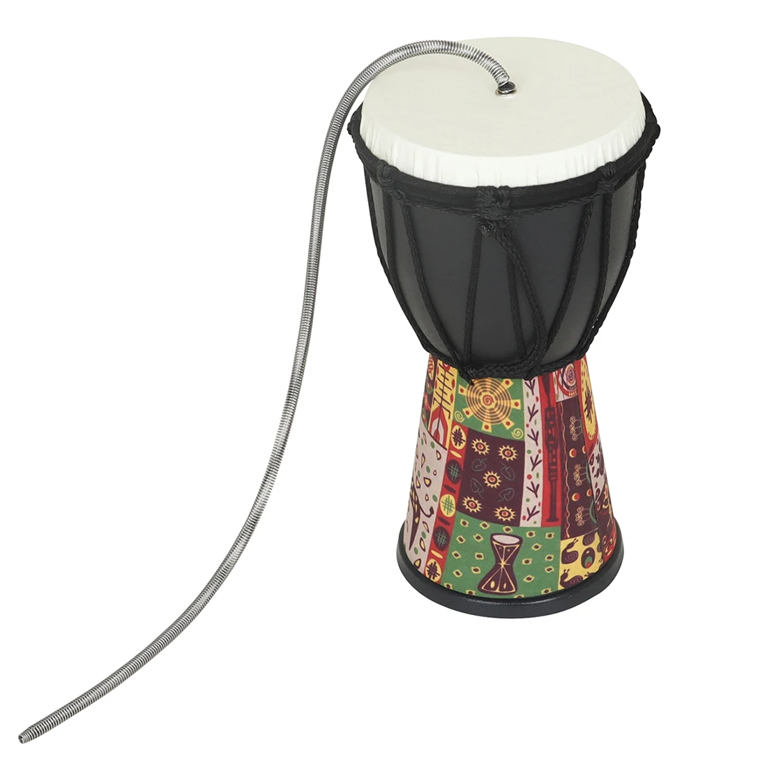 Orff Thunderclap Drum Tambourine Hand Pull Thunder Drum Handmade Percussion Musical Instrument Portable Beginner Durable