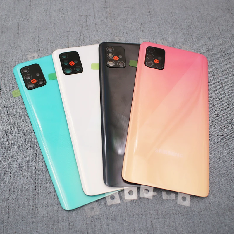 New For Samsung A51 4G Battery Back Cover Door Rear Housing Panel