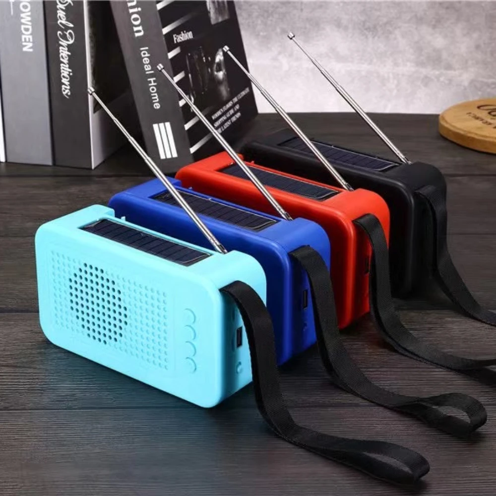 Новейшая акция Портативная колонка на солнечной энергии 5 Вт уличное