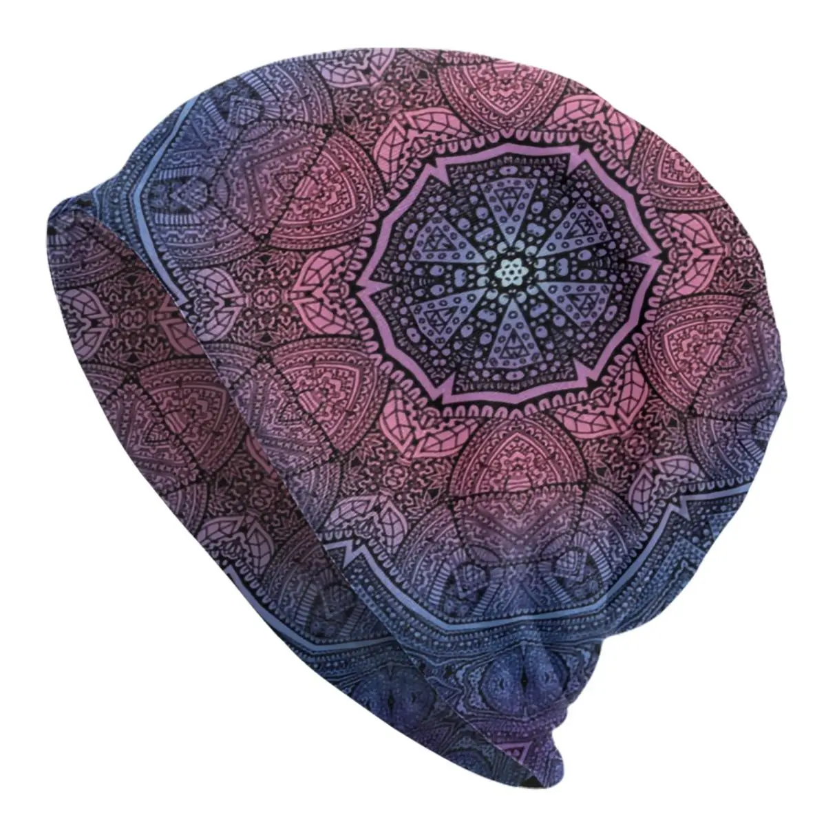 

Oriental Mandala Of Spirituality Spring Flower Beanie Cap Unisex Winter Bonnet Knitted Hats Outdoor Ski Skullies Beanies Hats