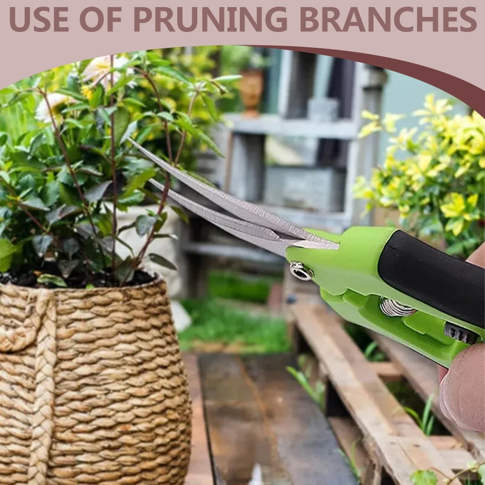 스테인리스 스틸 원예 가위, 핸드 전정 가위, 트리밍 가위, 포도 과일 따기, 잡초 가정용 화분