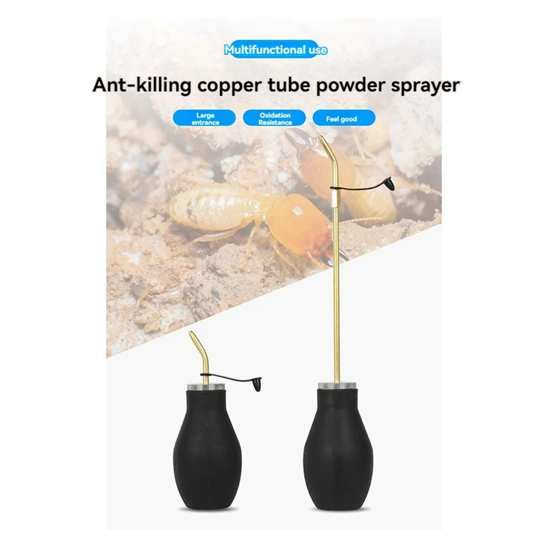 Bulb Duster Sprayer Insect Buster Handheld Applicator Dispenser Diatomaceous Earth Other Home Powder Applications