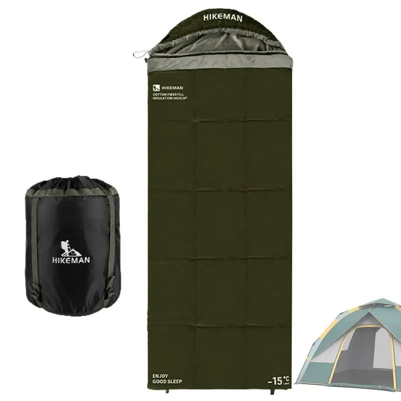 

Portable Sleeping Bag Outdoor Travel Camping Backpacking Hiking Envelope Warm Sleeping Bag Waterproof