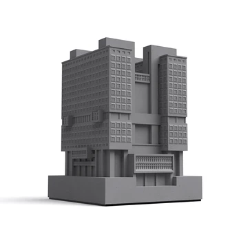 Soviet Palace Cement Micro-Architecture Pen Holder 1
