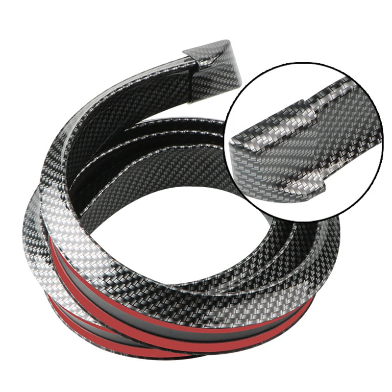 Car Rear Wing Spoiler Universal 1.5M 5D Carbon Fiber DIY Refit For Audi BMW Toyota Honda KIA Hyundai Opel All Car
