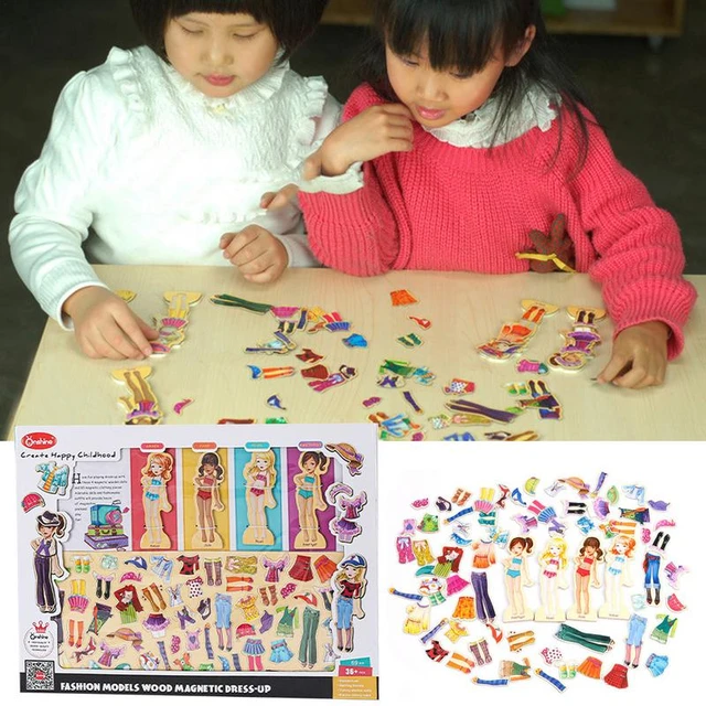 Paper Doll House Girl's Costume Change Quiet Book Children's Puzzle  Handmade Diy Toy Material Pack - Craft Toys - AliExpress