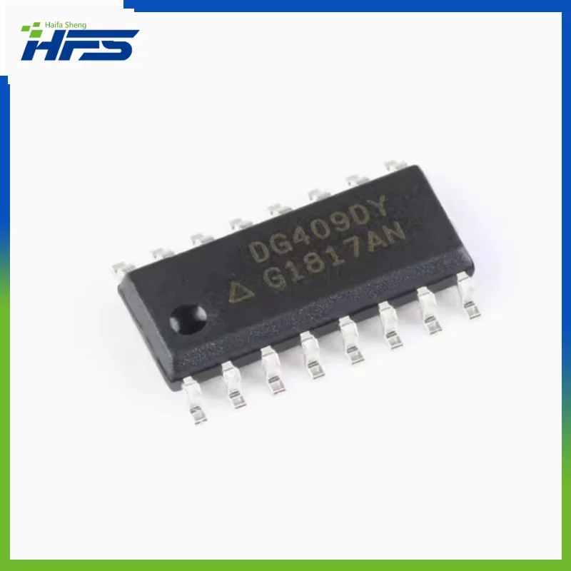 

5pcs Original genuine DG409DY-T1-E3 SOIC-16 dual channel 4-channel CMOS analog multiplexer