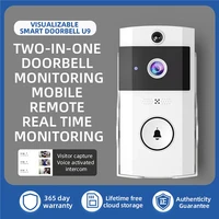 HD Wireless WIFI Doorbell Camera with Solar Charging Waterproof Night Vision Smart Home Two-way Intercom Voice - Image 3