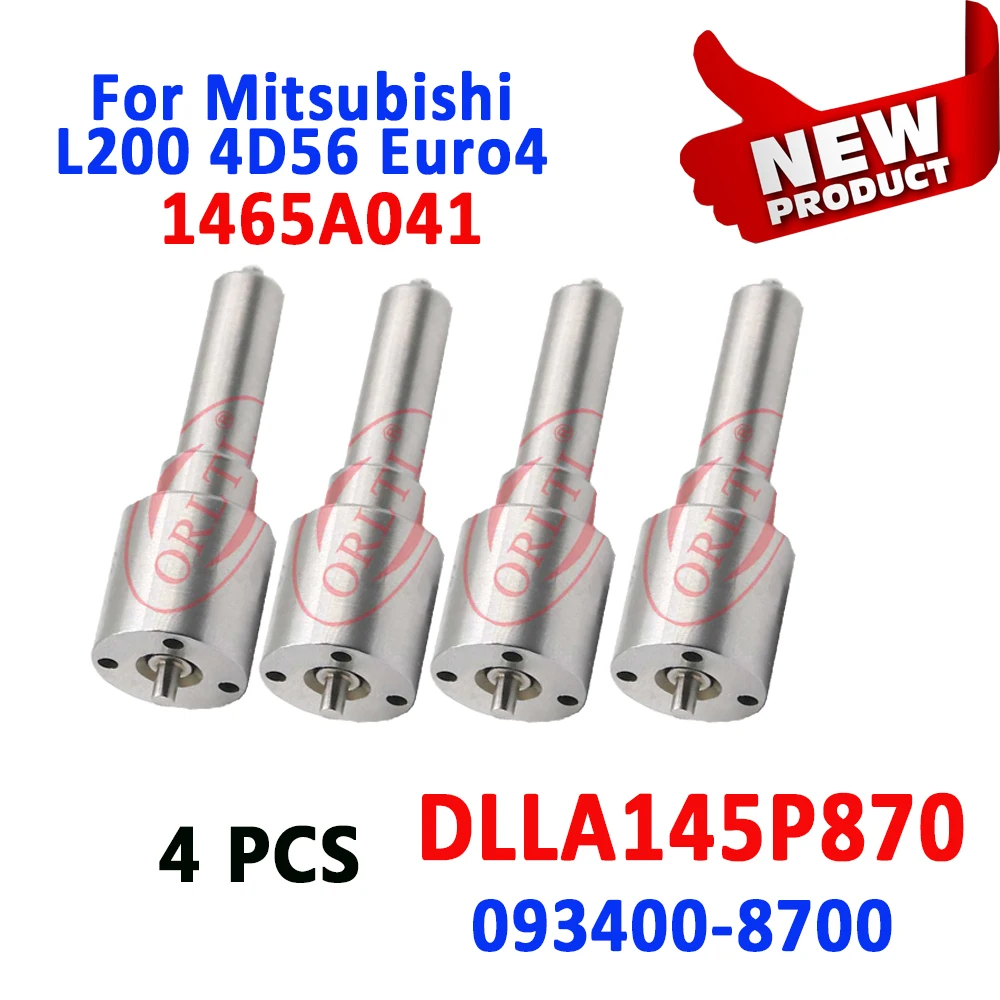 

Форсунка для дизельного двигателя DLLA145P870, 093400-8700, топливная форсунка dlla 145 p 870 для Mitsubishi L2001465A041 095000-5600, 4 шт.