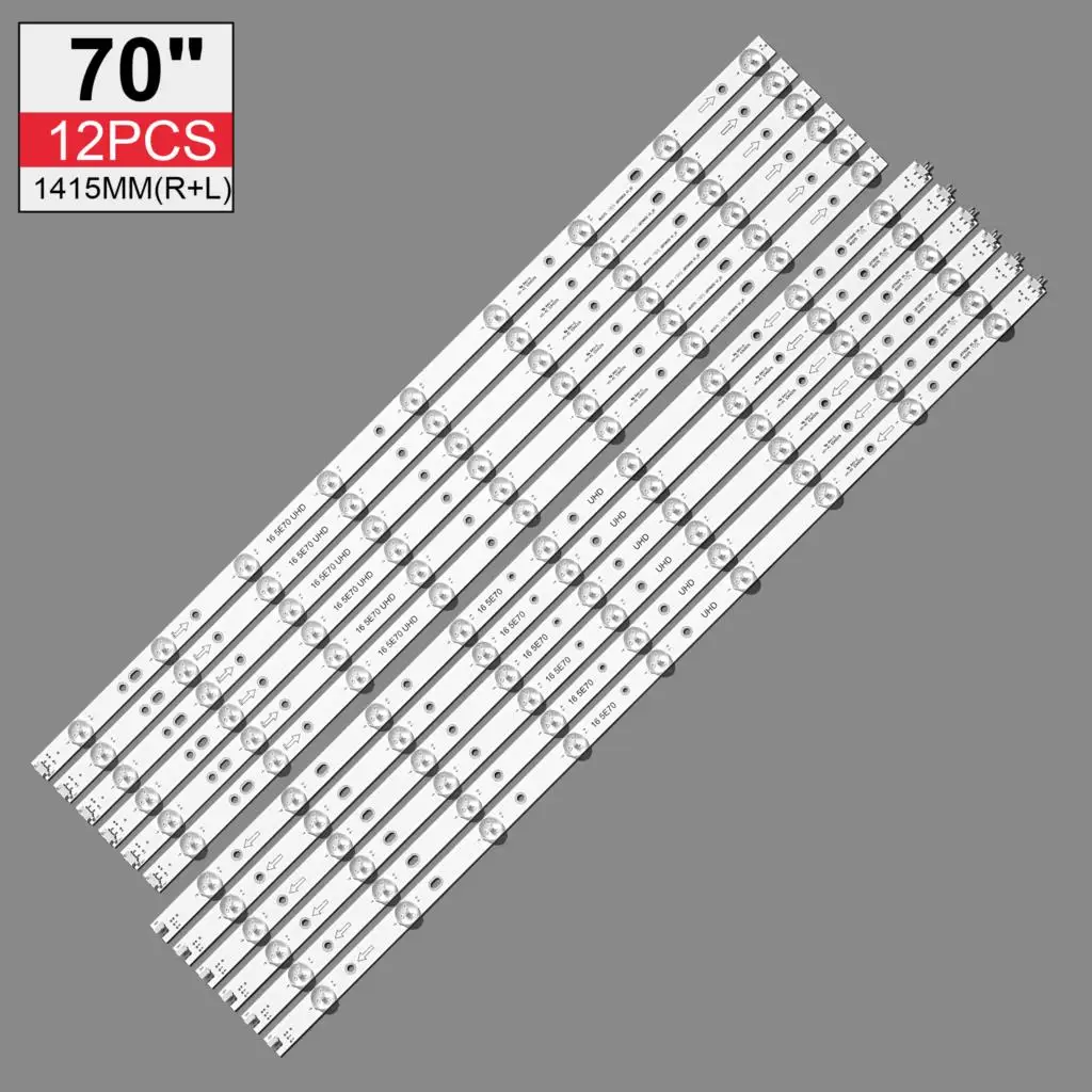 12 PCS LED Ʈ Ʈ Vizio lftrvrct LB70006 E70-E3 SE70 UHD S700DUA-3 V0 V1_01 16 5 E465853 E349376