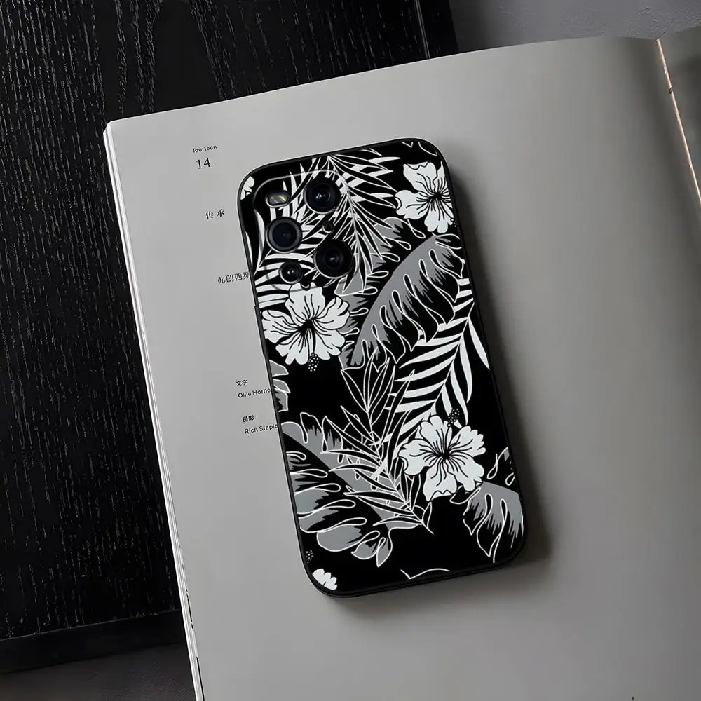 Custodia Per Telefono Hibiscus Retro Hawaiian Flower Per Oppo Reno 8 6 Pro 7 X5 A57 A54 A55 A74 Trova X3 Neo One Pro Plus 8 11 6 9 7 Coque