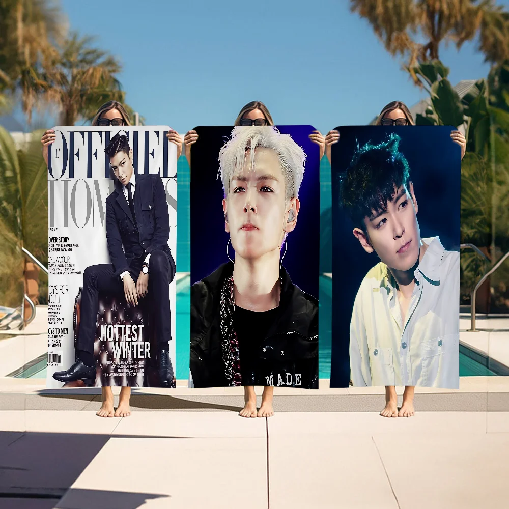 Choi Seung Hyun Beach Towels Shower Towel Sauna Travel Spa Microfiber Quick Dry Gym Accessories Cute Room Decor