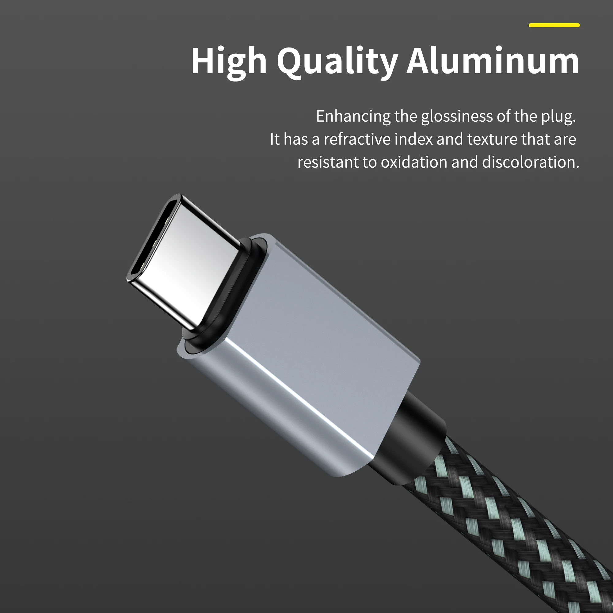 1.5m Magnetic USB-C to USB-C Fast Charging Cable, 100W Power Delivery