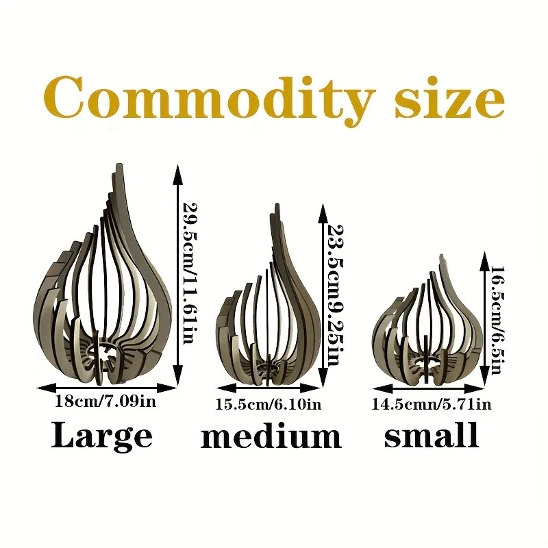 Modern Wooden Candleholder Centerpiece 4
