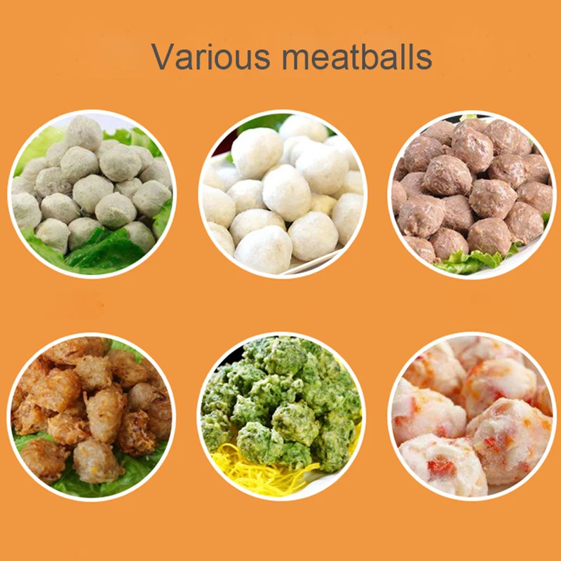 Small Commercial Fish Balls, Beef And Fish Balls, Electromechanical Rice-Meat Dumplings Making Machine 6