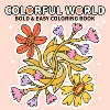 Adult Coloring Book - 7.8x7.8 Inch Flourishing Flowers Design, 24 Pages of Stress Relief and Relaxation, Perfect Gift for Year 1
