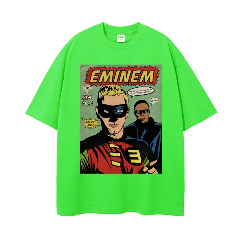 Eminem and Dr Dre Legendary Do Without Me 90s Rap T Shirt Men