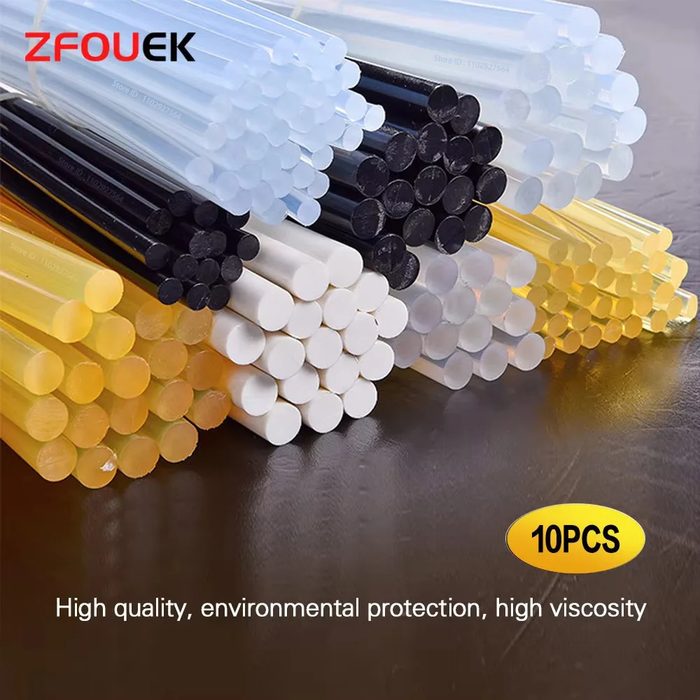 Car Body Hail Removal DIY Repair Tool, 10Pcs, ZFOUEK, Melt Glue Sticks, Paintless Dent Repair Tools