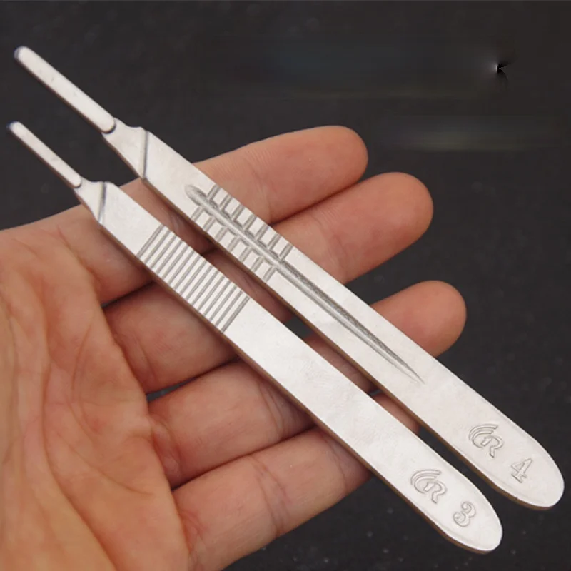 Metal Scalpel 11 Antiskid Knife Craft Carving Knife Mobile Phone Notebook Computer PCB Maintenance Manual Tool Blade