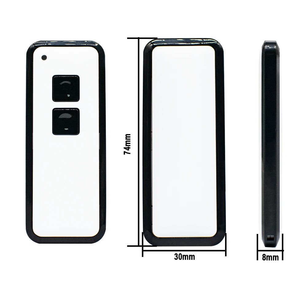 NOVOFERM 522 524 NOVOTRON 502 MAX43-2 504 MAX43-4 MNHS433 MTR43-2 MCHS43-2 Garage Gate Remote Control Keychain 433.92MHz 4