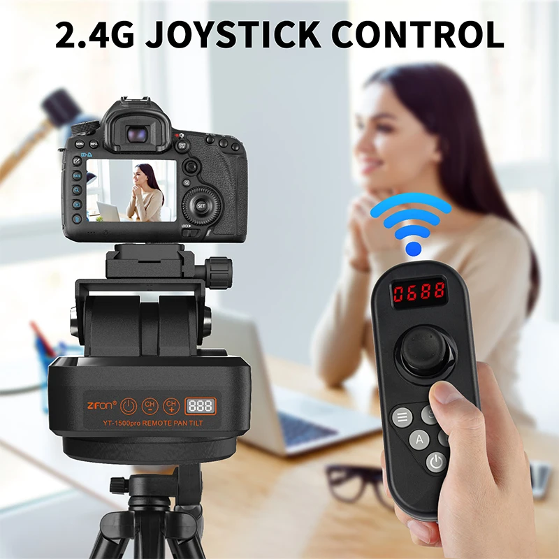 Zifon YT-800 YT-1000 YT-1200 YT-1200AI YT-1500 YT-1500Pro YT-2000 AI Face Following Motorized Rotating Panoramic Head Stabilizer