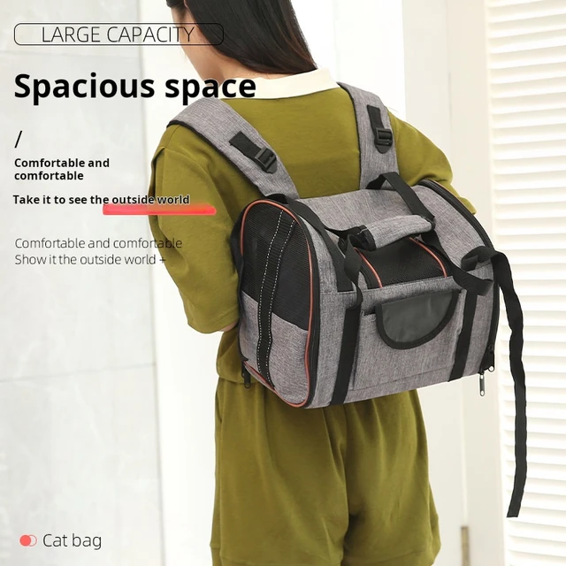 Cat Bag, Large Capacity, Portable Backpack, Cat School Bag, Pet Backpack, Cat Cage, Dog Space Capsule Supplies for Cats 3