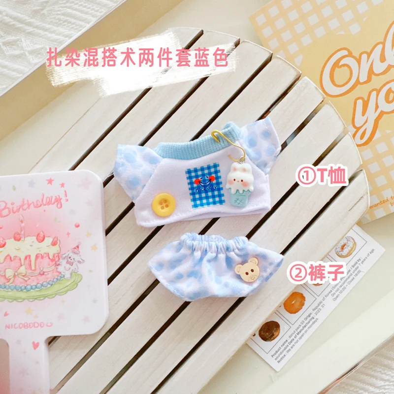 thumbnail image 1 of Mini ropa de felpa para muñecas de 17cm, accesorios de traje para Kpop, Exo, Labubu, Idol, Rose Maid Suit, DIY, regalo para niños, 1 of 5