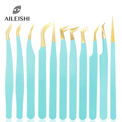 1 Pcs 3D Extension Tweezers Stainless Steel Superhard Tweezers High Precision Anti-Static Tweezers For Eyelash Extensions