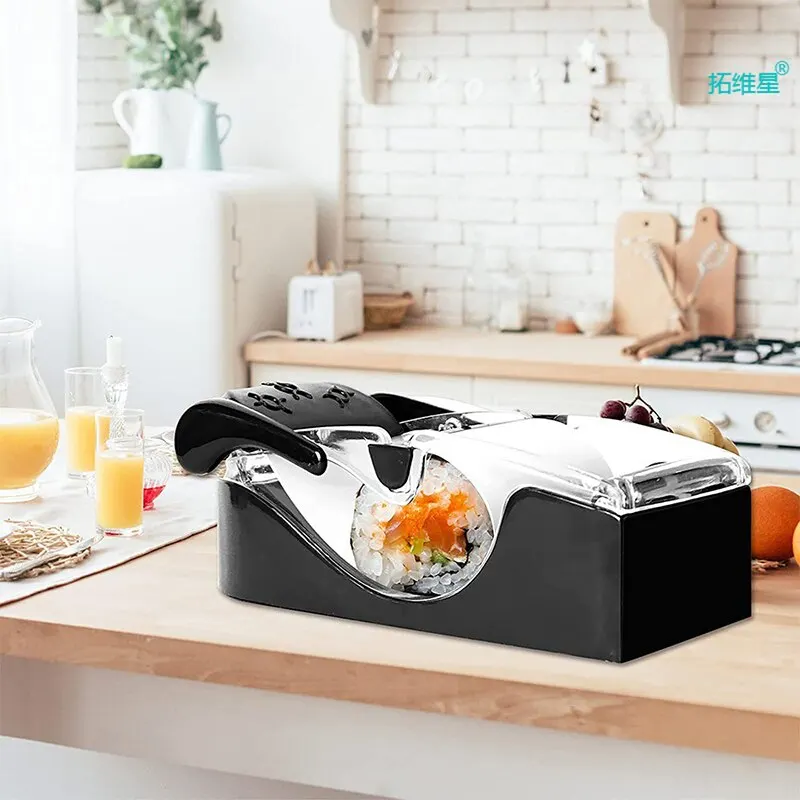 Sushi DIY Tools Seaweed Wrapped Rice And Vegetable Roll Kitchen Workers Japanese Drum Making Sushi Cake Mold Novice Kitchen Tool