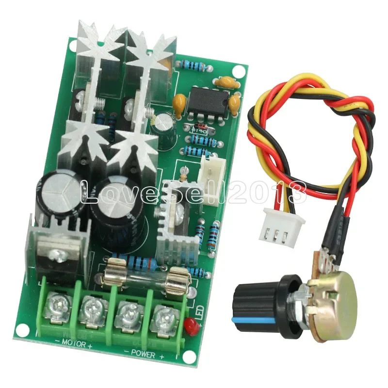 DC 10-60V 20A Universal PWM HHO RC controlador de velocidad del Motor, módulo Regler, módulo de interruptor