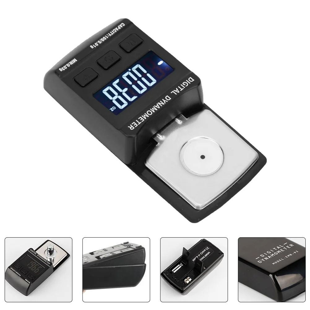 Turntable Stylus Press Digital Force Scale Gauge Jewelry Black Tracking Pressure