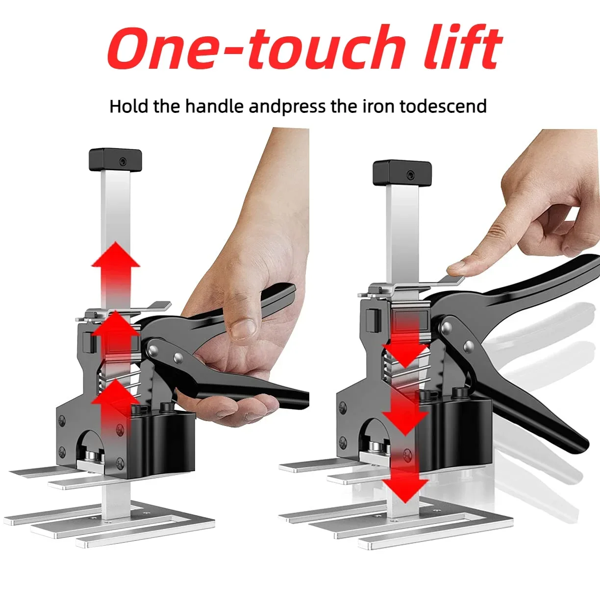 Furniture lifters jack Tools Labor saving arm jack 2 Pack for cabinets and wall tile Height adjuster