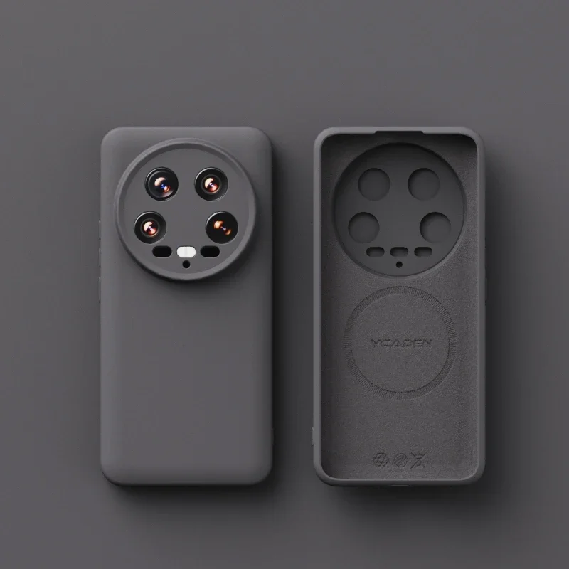 Premium Magnetic Liquid Silicone Shockproof Case with Matte Finish