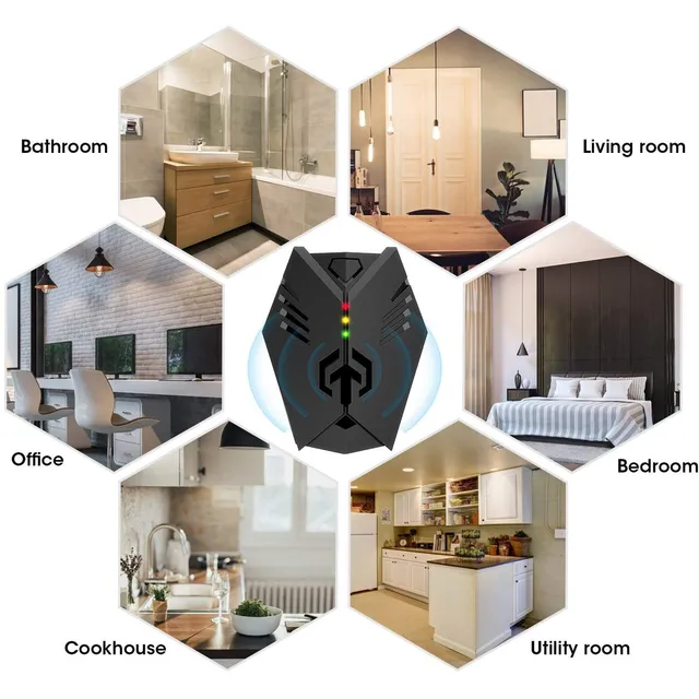 Fejlett Ultrahangos Rágcsáló -Visszataszító Rendszer Kiváló -Rágcsáló Korszerűsítés Elektronikus Mókus -Taszító Dugó - Image 5