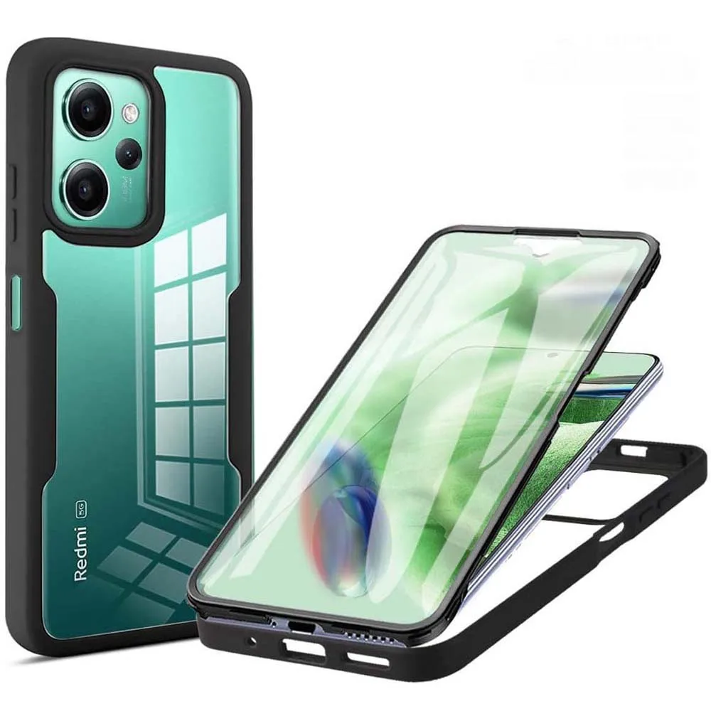 Tpu Soft 360 Silicone Integrale Per Xiaomi Poco X5 Pro X5 X4 Pro 5G X3 Pro X3 Nfc X3 M3 Pro 5G M3 Pro C3 Cover Trasparente