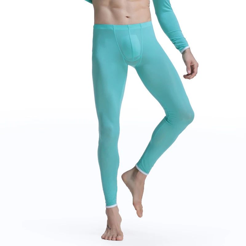 Sports Leggings Men Training Crossfit Leggings Quick Dry Gym Sport Tights Man Compression Running Leggings Pants Sportswear Ice Silk