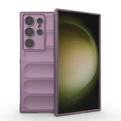 Premium Shockproof Silicone Phone Case - Durable Rubber Protective Cover - S22 Plus (PURPLE)