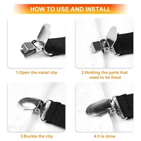 4 Pcs Triangle Bed Sheet Holders Fitted Sheet Clips Adjustable Sheet Suspenders Mattress Gripper Clips for Bed Mattress Cover 5
