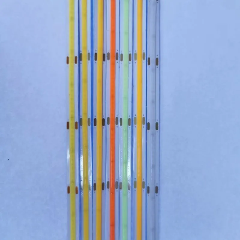 DC12V/24V COB LED Strip Light 320 384 528 LEDs/M 3000K 4000K 6000K Yellow Pink Ice Blue High Density Flexible Tape Ribbon 5M