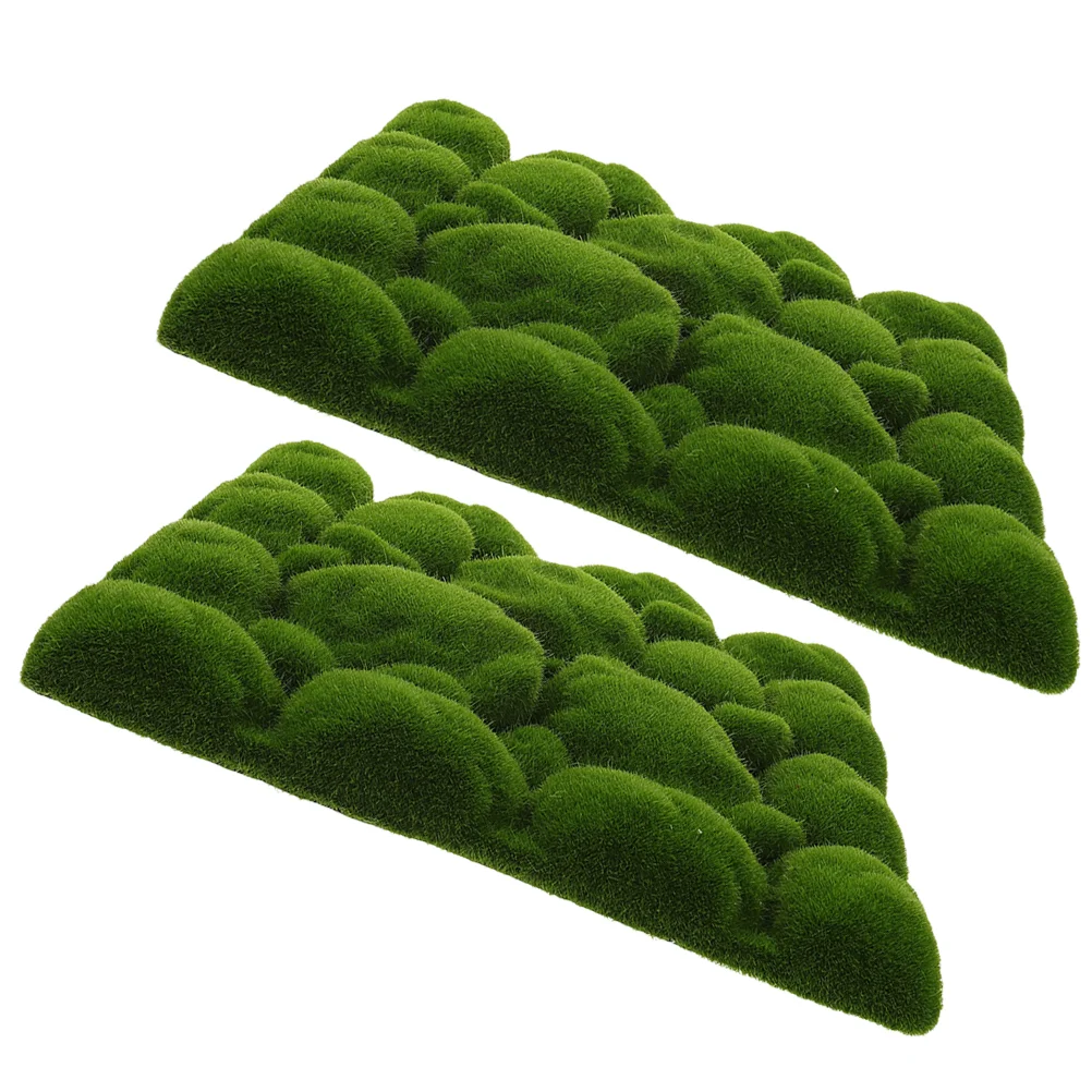 

Artificial Moss Mat Squares Wall Decor Fake Grass Rug Turf Plants Lichen Artificial Lawn Wall Green Plants Garden Micro