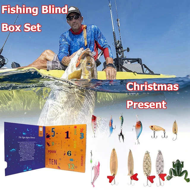 Christmas Advent Calendar Fishing Lure Set Blind Box 12/24 Days Advent  Calendar Fishing Tackle Surprise Gift Set For Kids Adults - AliExpress