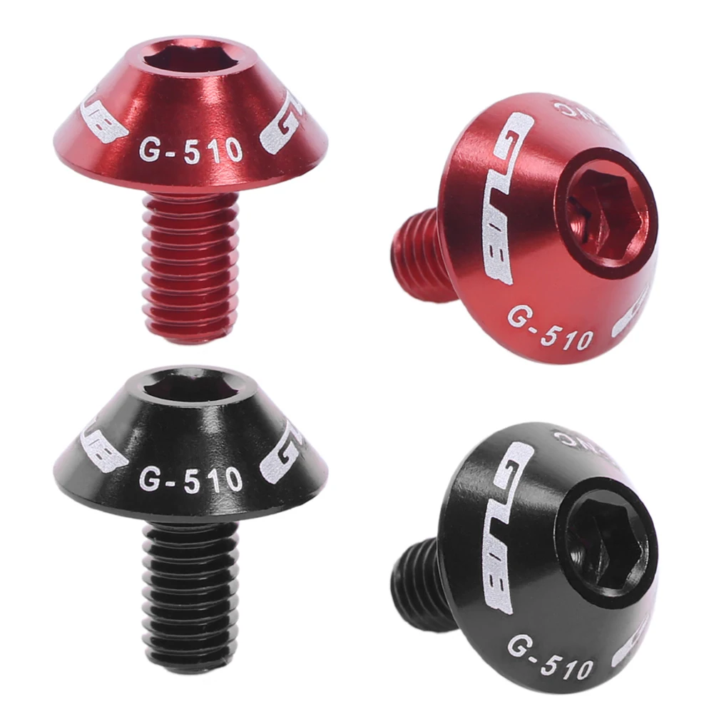 Bicycle Bottle Cage Screws 2pcs Aluminum Mountain Bike Water Bottle Holder Cage Screw Bolts M5x12mm