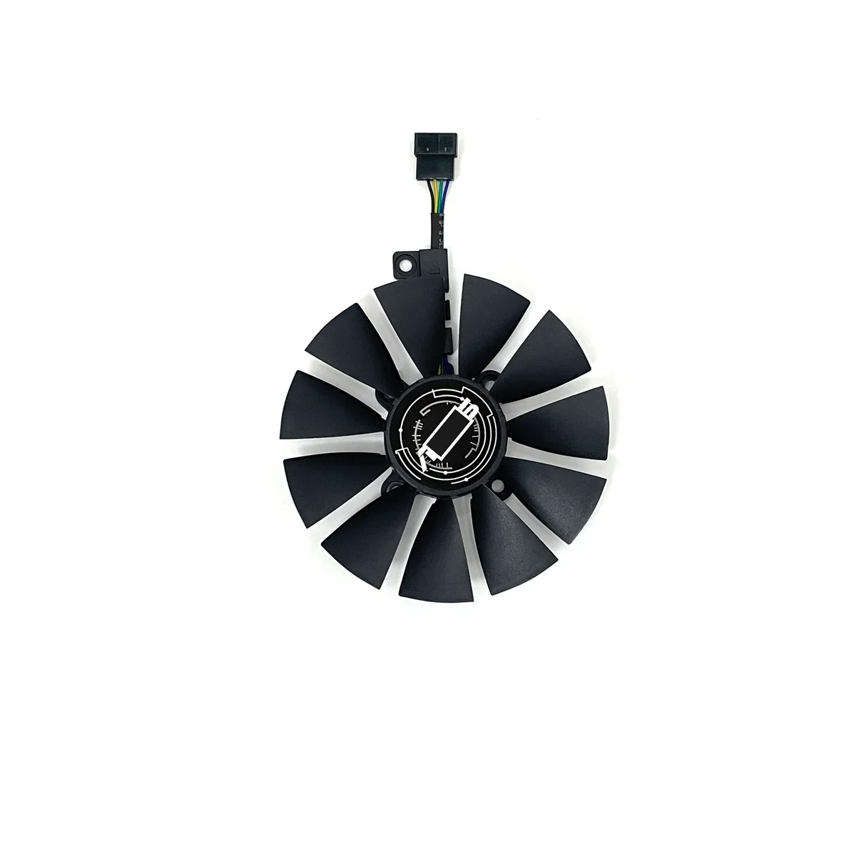 Ventilador de refrigeração da placa gráfica, T129215SU, T129215SM para ASUS, GTX 980 Ti R9 390X 390 GTX 1060 1070 1080 Ti RX 480 RX480, Novo, 87mm