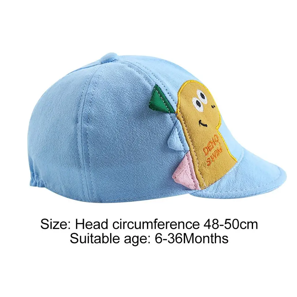 Bambini Ragazzi Ragazze Cappello da sole Maglia Cartoon Dinosauro Berretto da baseball per bambini Outdoor Toddlder Berretto regolabile per bambini Regalo  1501