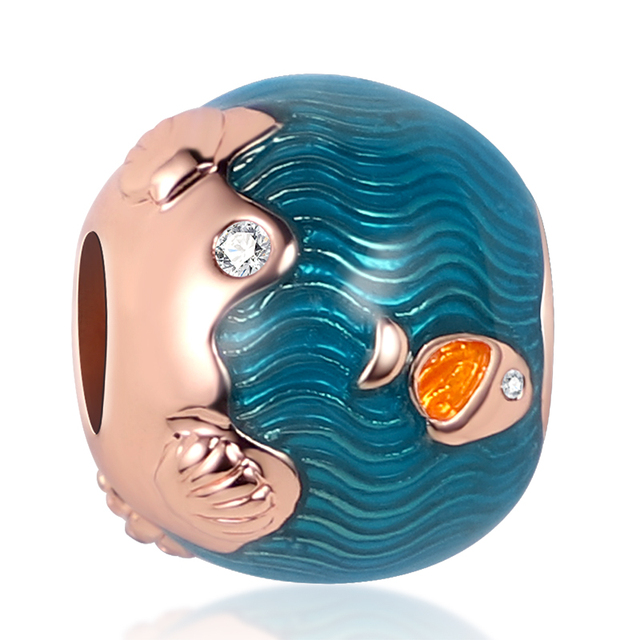 925 Sterling Silver Zircon Animal Series Bead Charm Fit Original Pandora Bracelet&Bangle Making Fashion DIY Jewelry