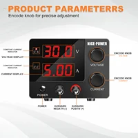 30V 5A Lab DC Power Supply Adjustable AC100-240V Mini Variable Switch Digital Bench Voltage Regulator Home Appliance Maintenance - Image 4