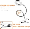 LED Reading Lights 360°Flexible Gooseneck Dimmable Table Lamp Clip On Indoor Bedroom Eye Protection Desk Light Book Clamp Lamp 6